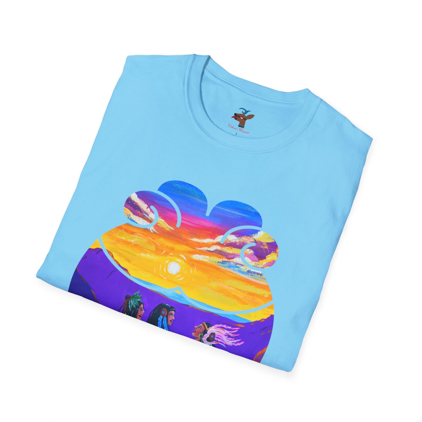 Camiseta unisex de estilo suave Amistad | Amistad azteca | Calpulli | Yollotl | Danza Azteca | Indígena | Danza azteca | Ropa | Ropa
