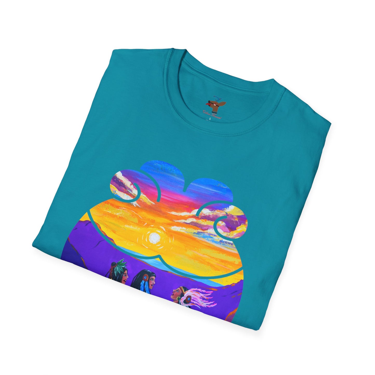 Camiseta unisex de estilo suave Amistad | Amistad azteca | Calpulli | Yollotl | Danza Azteca | Indígena | Danza azteca | Ropa | Ropa