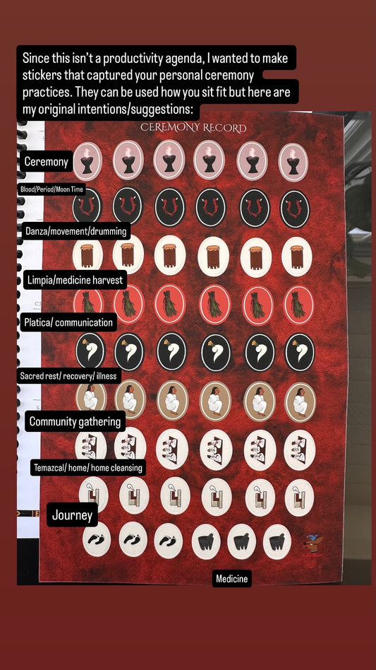 Ceremony Record Sticker Sheet