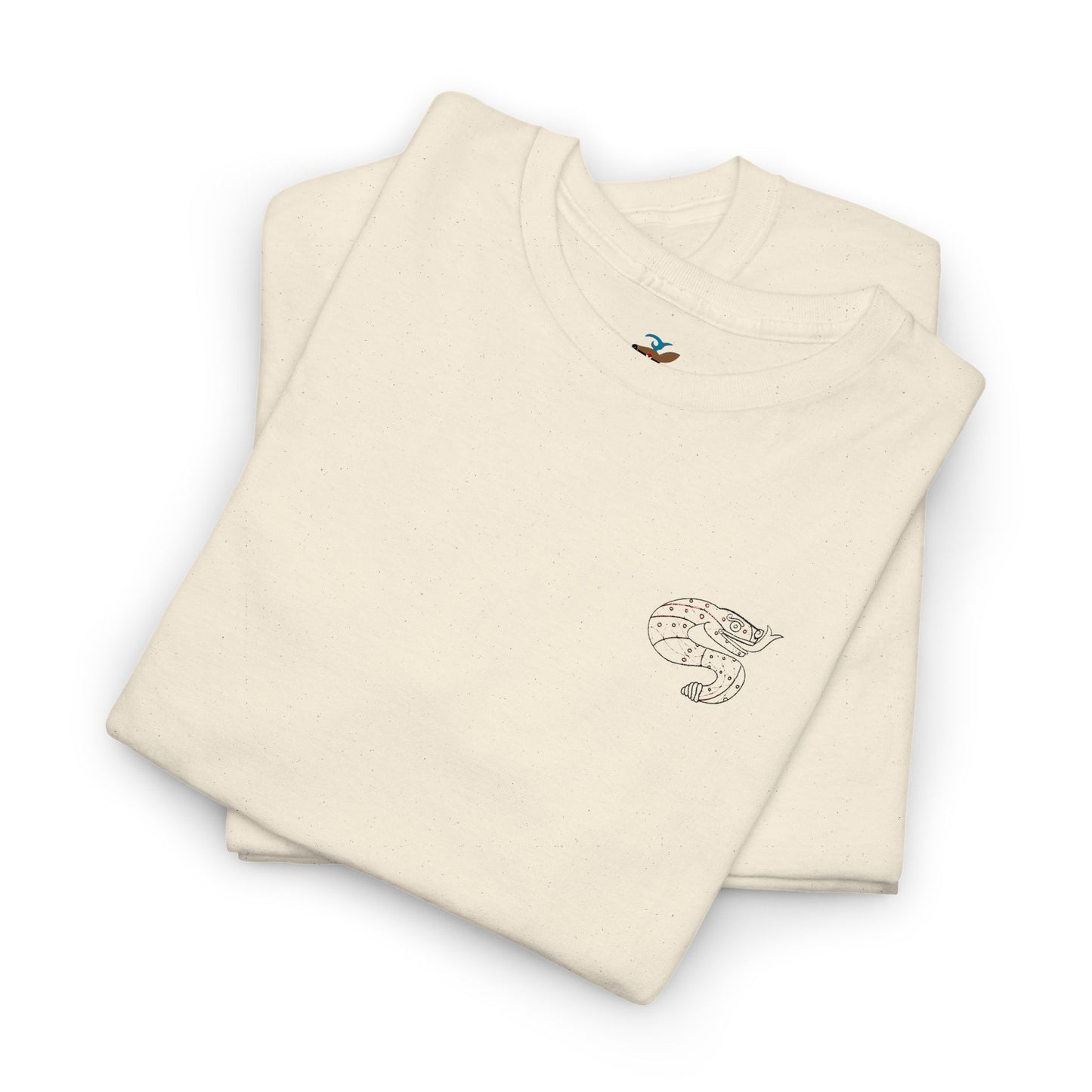 Coatl Snake Tonalli Embroidered Design T-Shirt