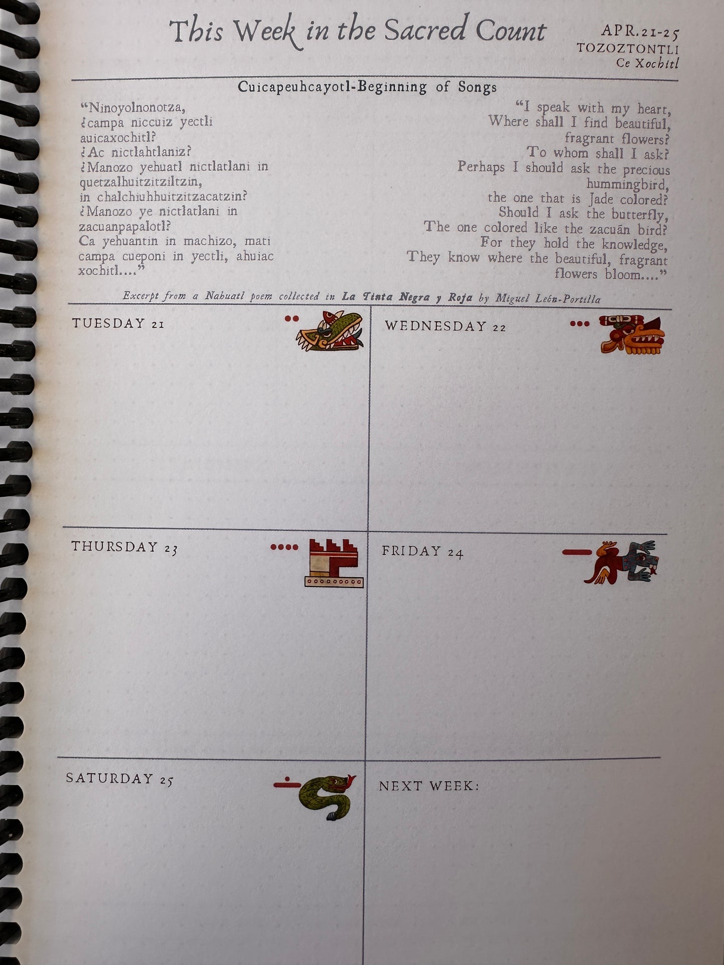 Sacred Count Agenda 2026-27| Softcover| REPRINT PREORDER