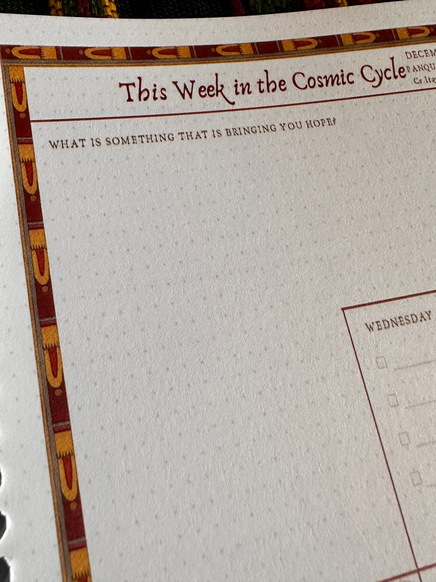Pre-Order Reprint Sacred Count Agenda| Softcover