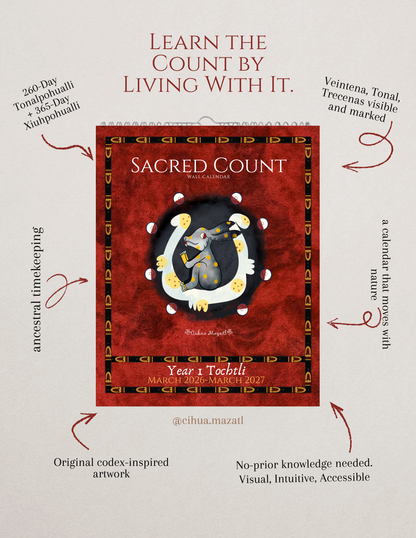 Pre-Order Sacred Count Wall Calendar 2026-27|