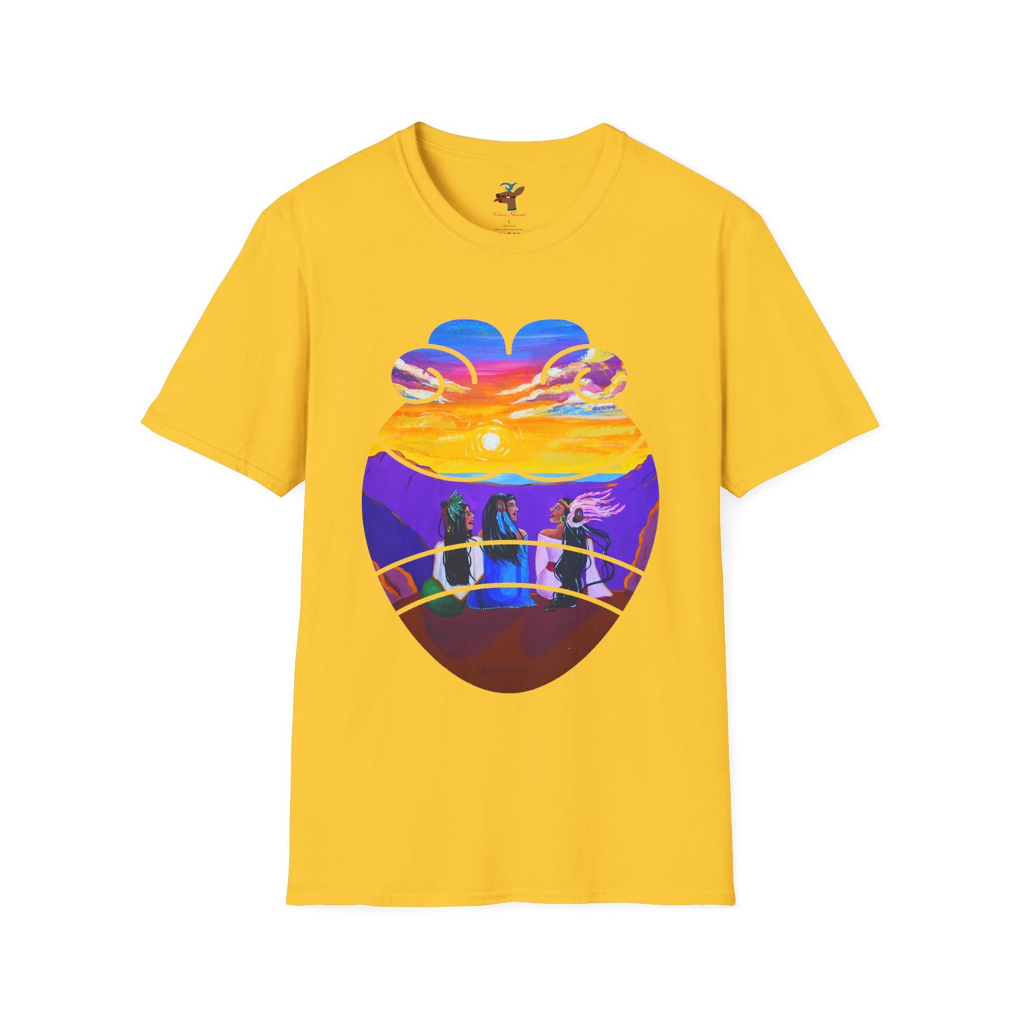 Camiseta unisex de estilo suave Amistad | Amistad azteca | Calpulli | Yollotl | Danza Azteca | Indígena | Danza azteca | Ropa | Ropa