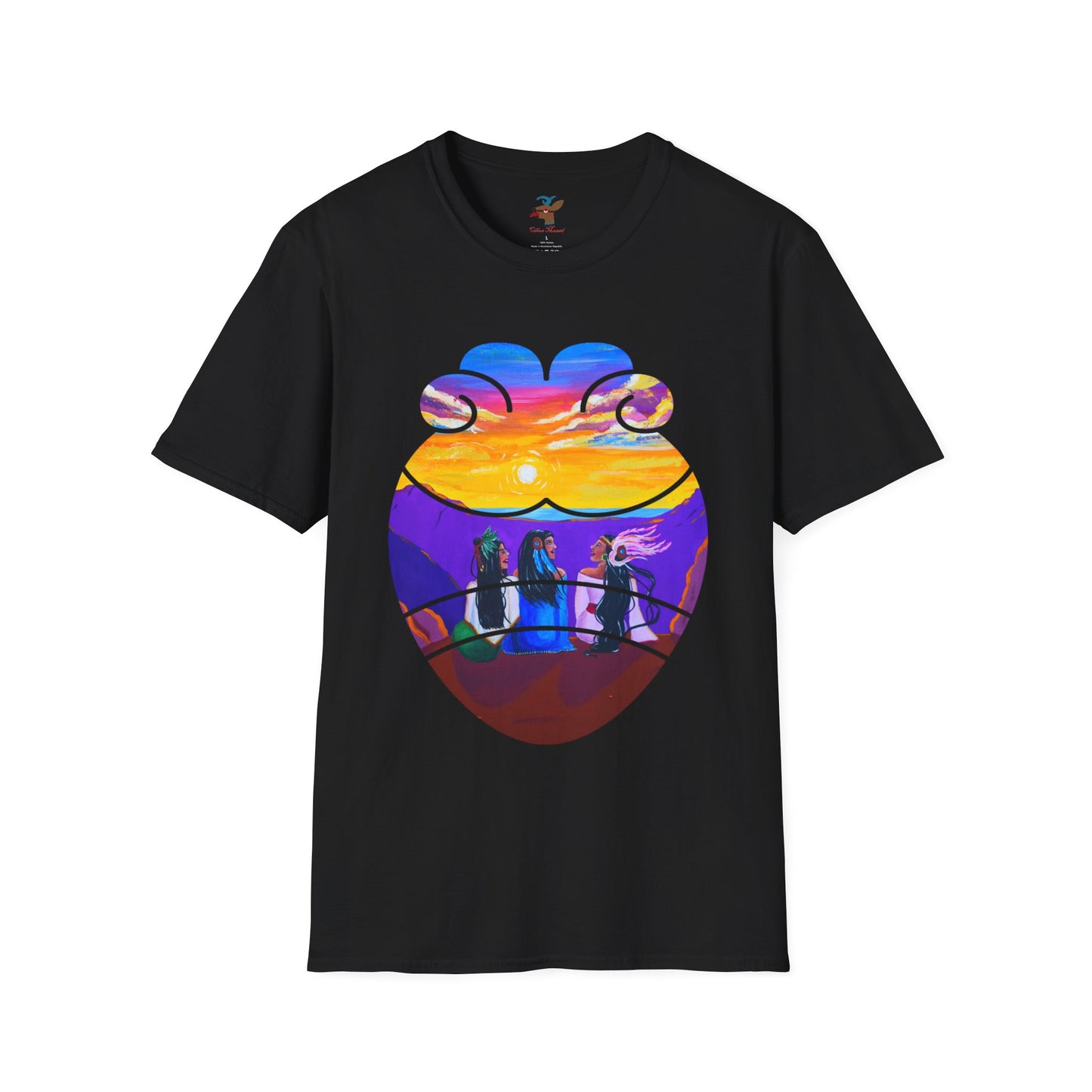 Camiseta unisex de estilo suave Amistad | Amistad azteca | Calpulli | Yollotl | Danza Azteca | Indígena | Danza azteca | Ropa | Ropa