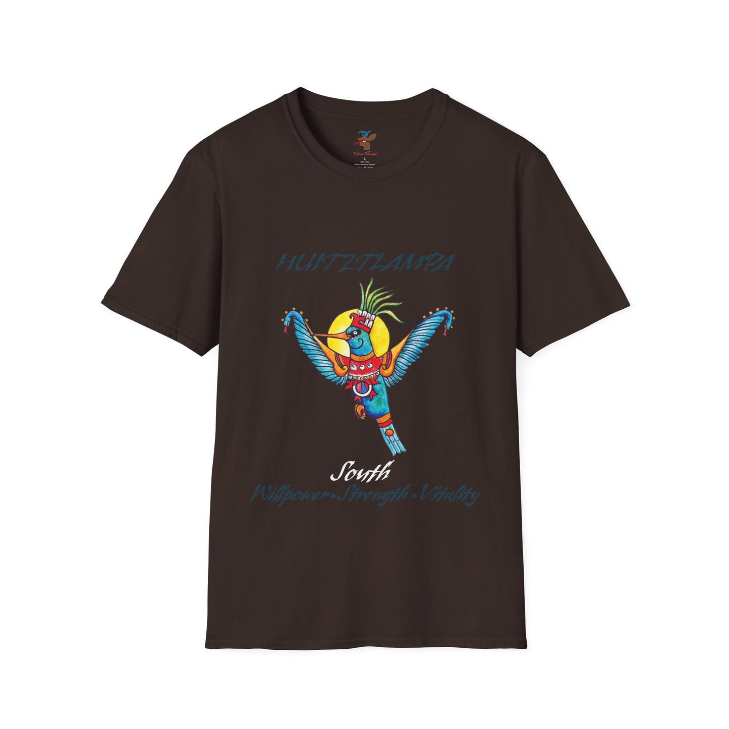 Huitztlampa Huitzilopochtli Unisex Softstyle T-Shirt| east direction| aztec dance| danza azteca| apparel| clothing| tshirt