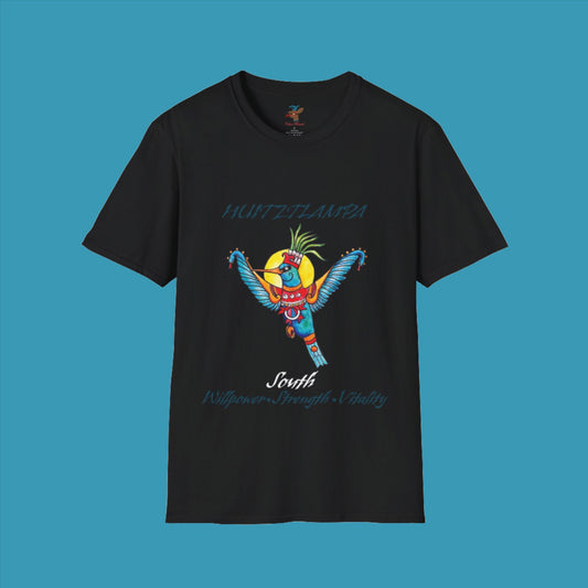 Huitztlampa Huitzilopochtli Unisex Softstyle T-Shirt| east direction| aztec dance| danza azteca| apparel| clothing| tshirt