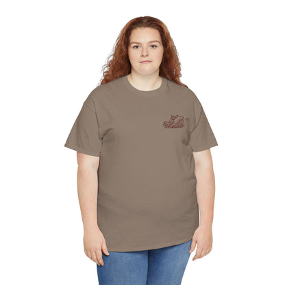 Cipactli Crocodile Tonalli Embroidered Design T-Shirt