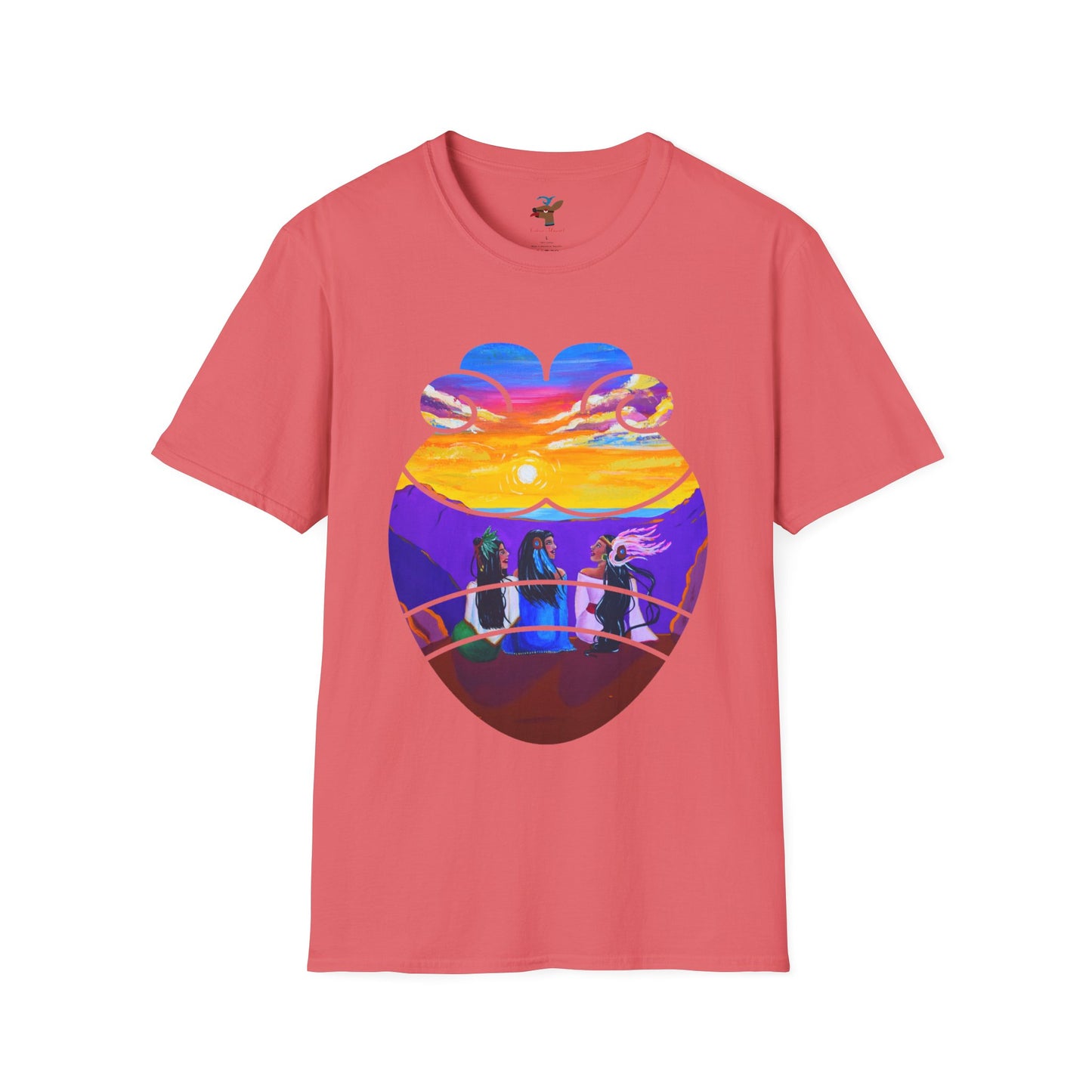 Camiseta unisex de estilo suave Amistad | Amistad azteca | Calpulli | Yollotl | Danza Azteca | Indígena | Danza azteca | Ropa | Ropa