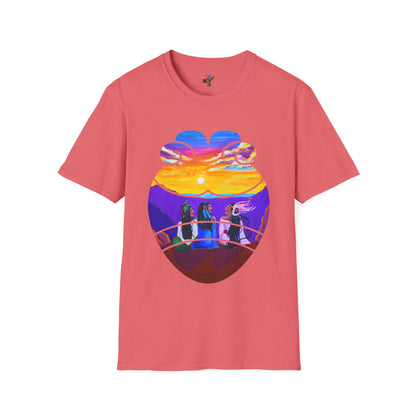 Camiseta unisex de estilo suave Amistad | Amistad azteca | Calpulli | Yollotl | Danza Azteca | Indígena | Danza azteca | Ropa | Ropa