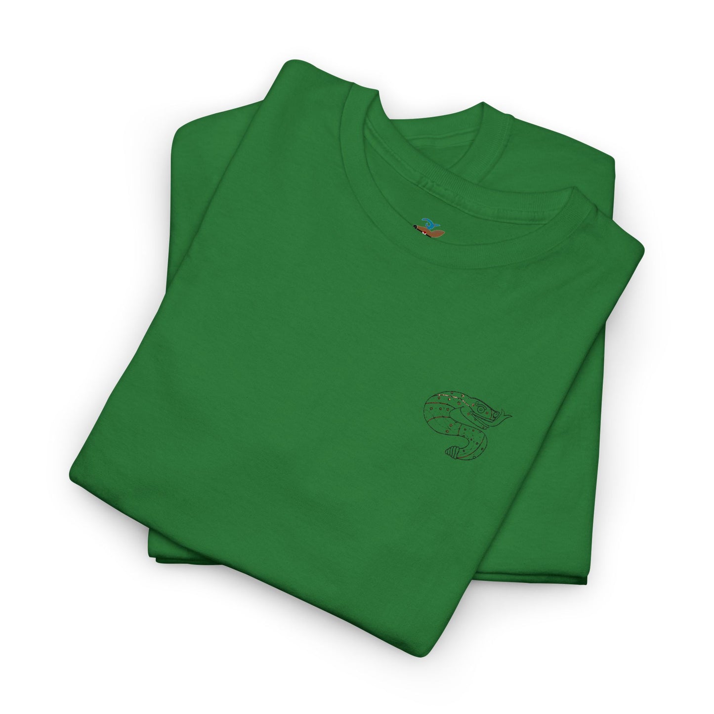 Coatl Snake Tonalli Embroidered Design T-Shirt