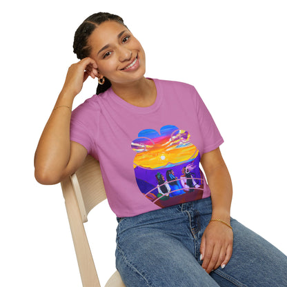 Camiseta unisex de estilo suave Amistad | Amistad azteca | Calpulli | Yollotl | Danza Azteca | Indígena | Danza azteca | Ropa | Ropa
