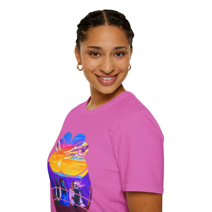 Camiseta unisex de estilo suave Amistad | Amistad azteca | Calpulli | Yollotl | Danza Azteca | Indígena | Danza azteca | Ropa | Ropa