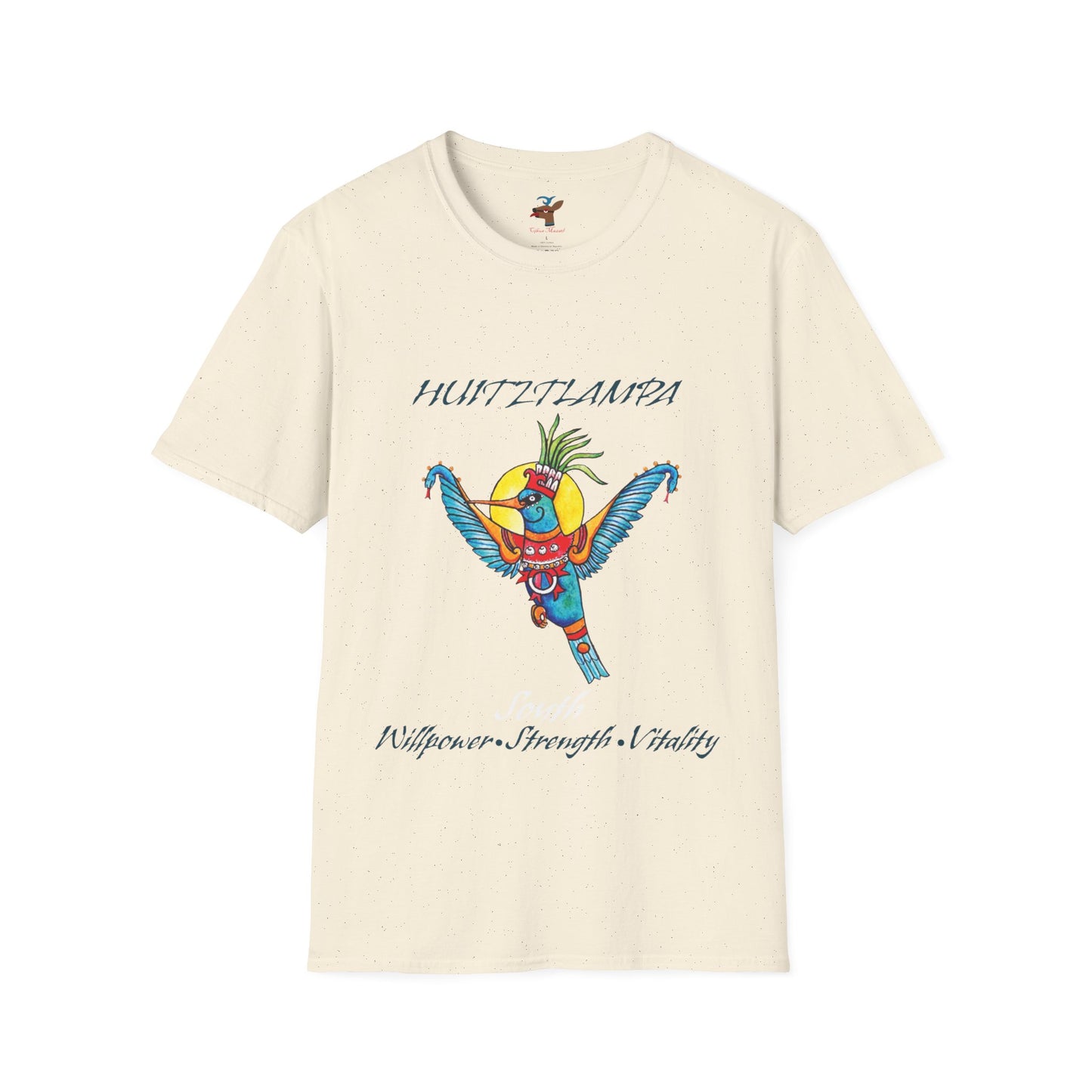 Huitztlampa Huitzilopochtli Unisex Softstyle T-Shirt| east direction| aztec dance| danza azteca| apparel| clothing| tshirt