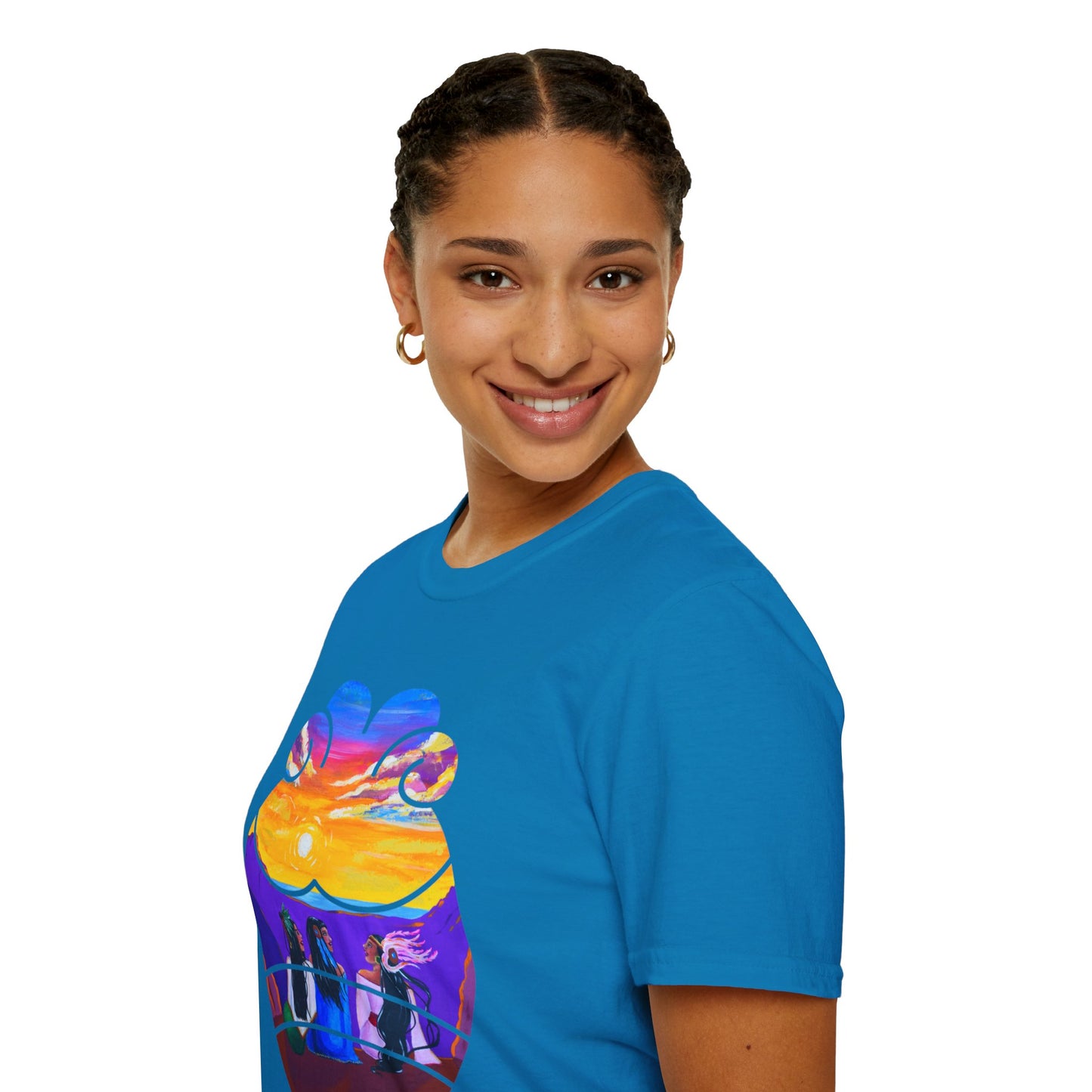 Camiseta unisex de estilo suave Amistad | Amistad azteca | Calpulli | Yollotl | Danza Azteca | Indígena | Danza azteca | Ropa | Ropa
