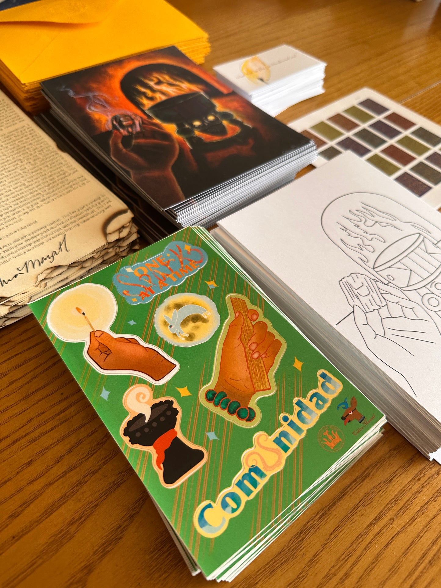 Tlacuilolli Del Fuego Mail Club Subscription| snail mail| art mail