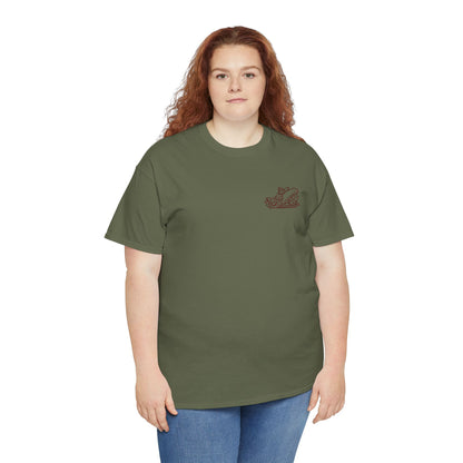 Cipactli Crocodile Tonalli Embroidered Design T-Shirt