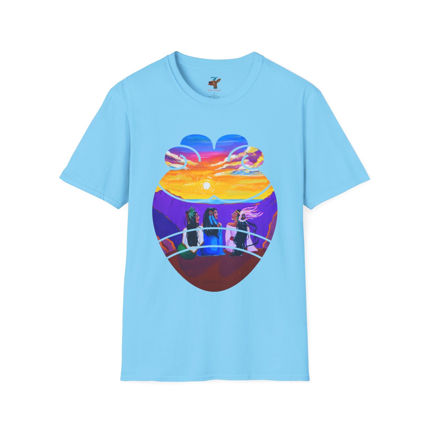 Camiseta unisex de estilo suave Amistad | Amistad azteca | Calpulli | Yollotl | Danza Azteca | Indígena | Danza azteca | Ropa | Ropa
