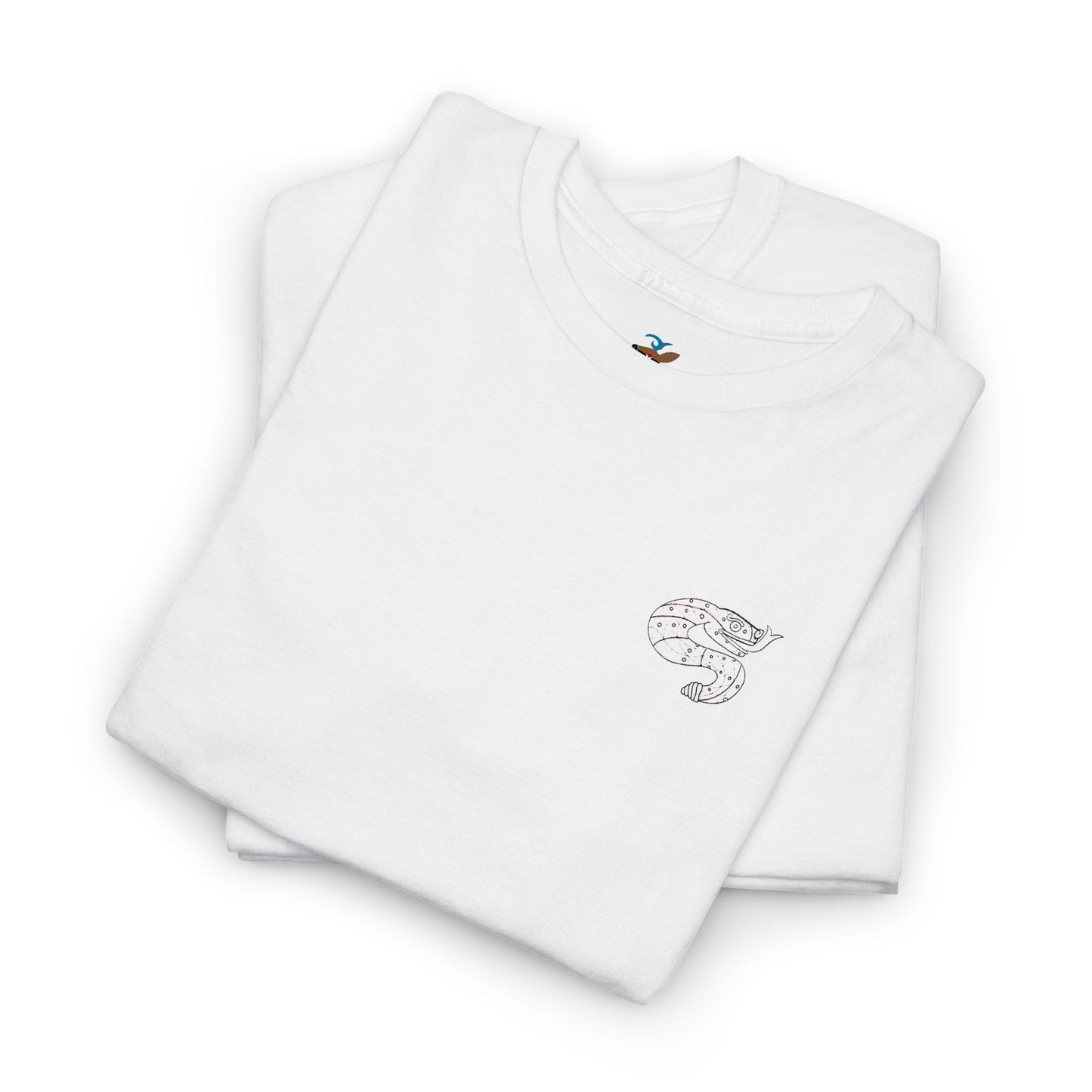 Coatl Snake Tonalli Embroidered Design T-Shirt