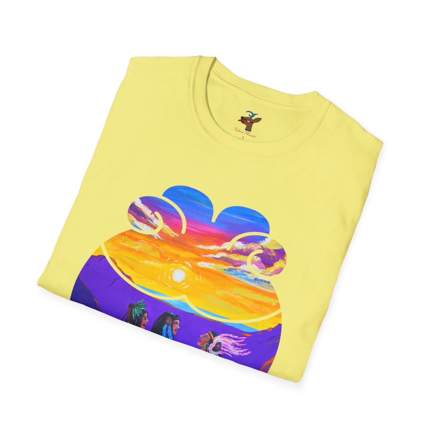 Camiseta unisex de estilo suave Amistad | Amistad azteca | Calpulli | Yollotl | Danza Azteca | Indígena | Danza azteca | Ropa | Ropa