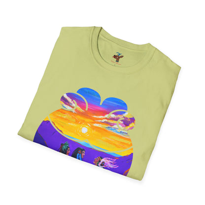 Camiseta unisex de estilo suave Amistad | Amistad azteca | Calpulli | Yollotl | Danza Azteca | Indígena | Danza azteca | Ropa | Ropa
