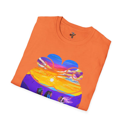 Camiseta unisex de estilo suave Amistad | Amistad azteca | Calpulli | Yollotl | Danza Azteca | Indígena | Danza azteca | Ropa | Ropa