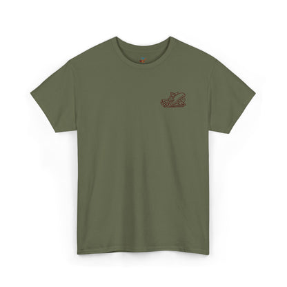 Cipactli Crocodile Tonalli Embroidered Design T-Shirt
