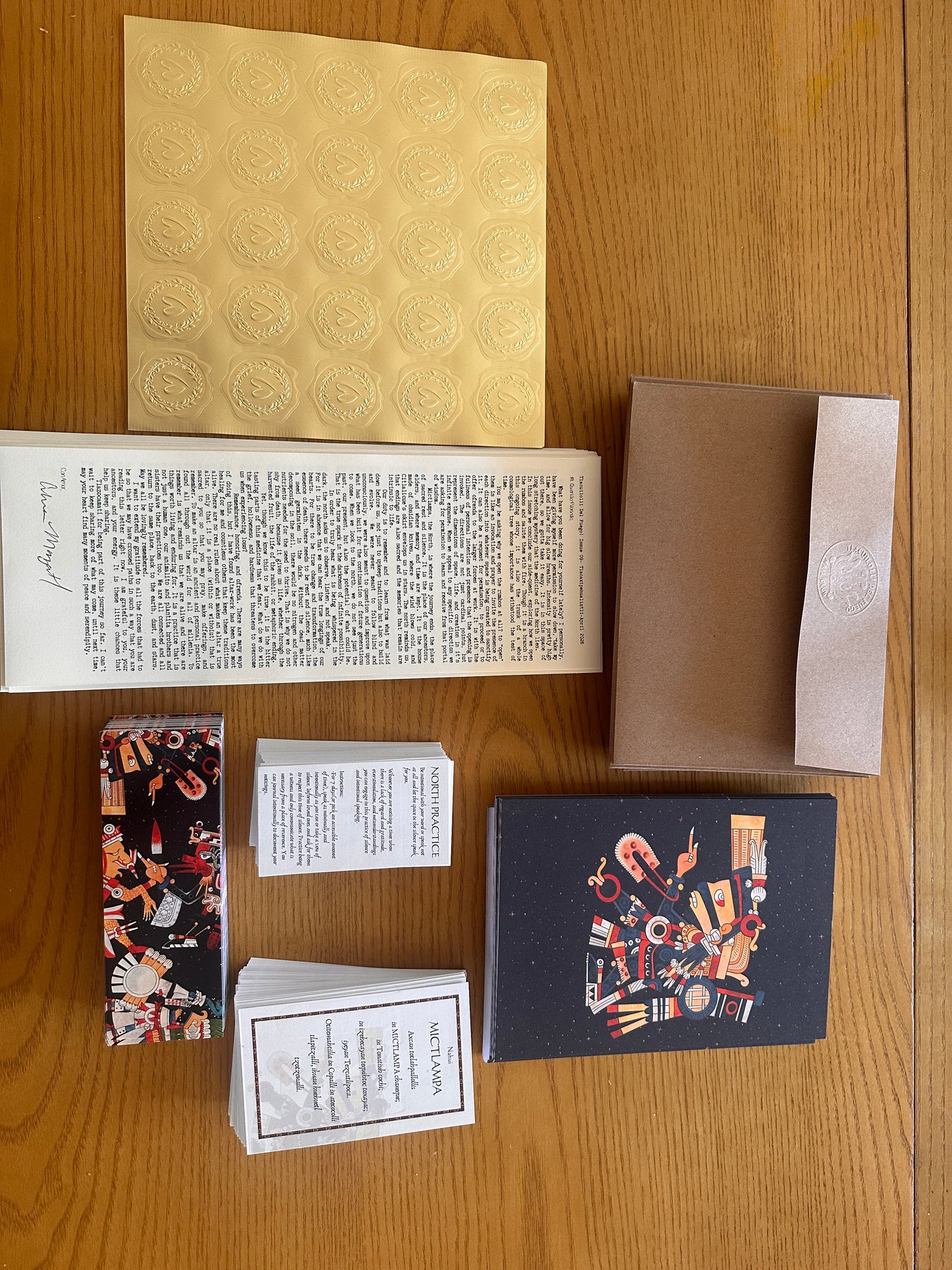 Tlacuilolli Del Fuego Mail Club Subscription| snail mail| art mail