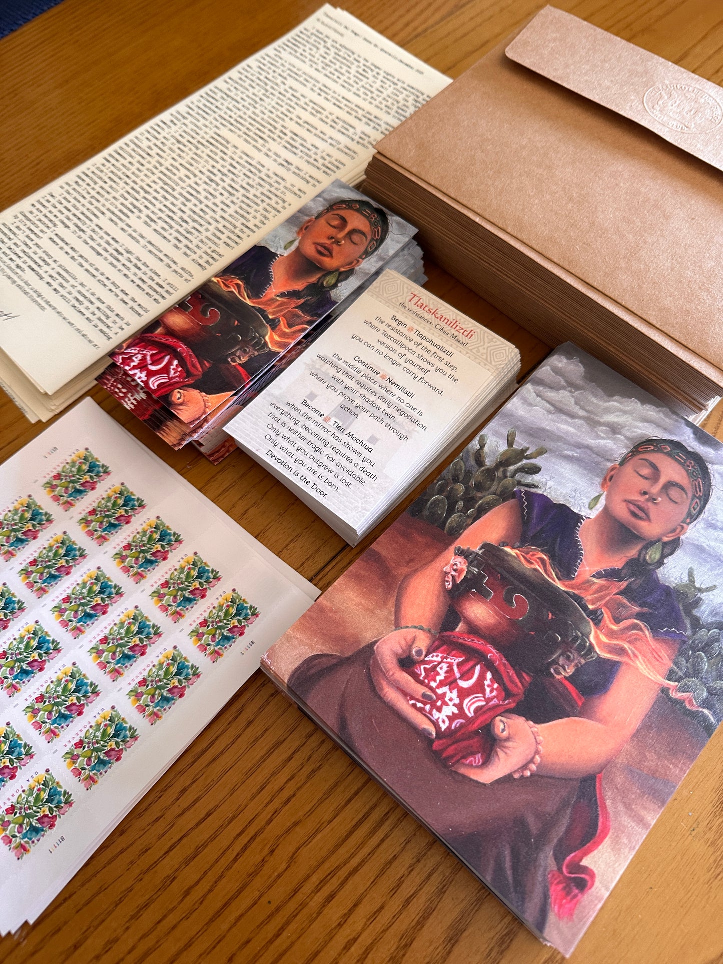 Tlacuilolli Del Fuego Mail Club Subscription| snail mail| art mail