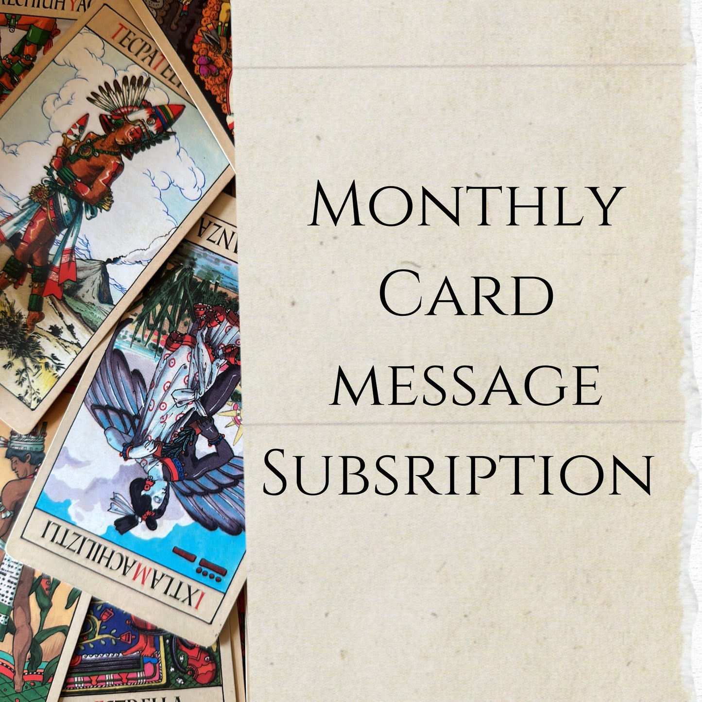 Monthly Tarot Subscription (Voice DM on IG or Email)