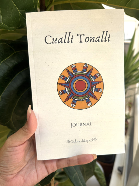 Pre-Order Cualli Tonalli Journal | Tonalpohualli Daily Reflection Journal with 100 Prompts