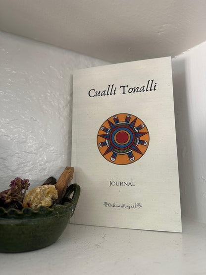Pre-Order Cualli Tonalli Journal | Tonalpohualli Daily Reflection Journal with 100 Prompts
