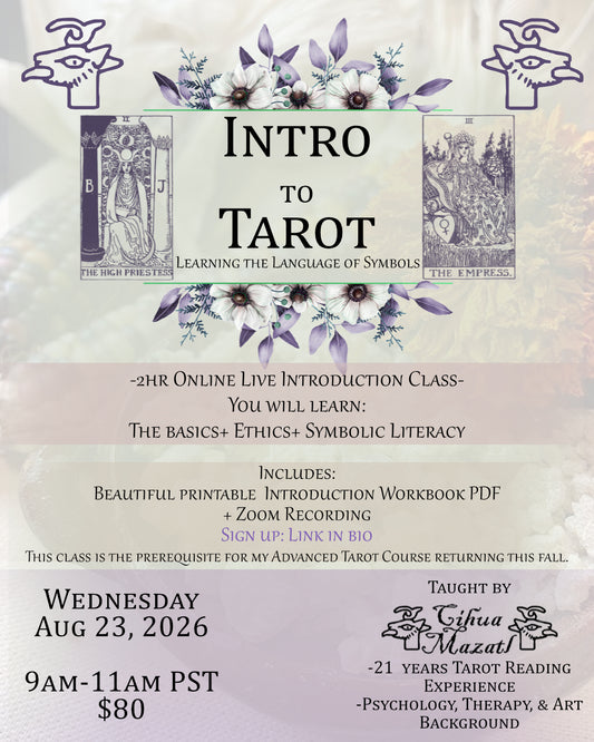 101 Intro to Tarot Class