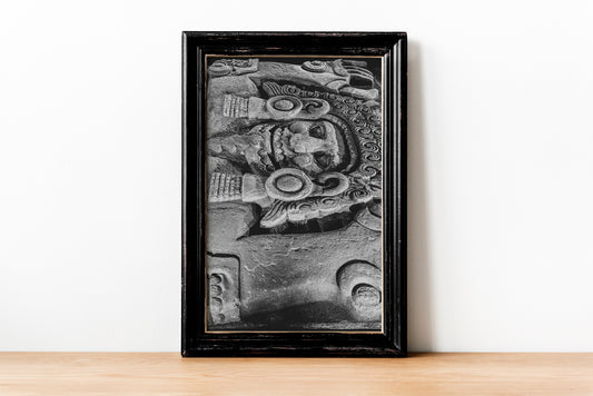 Tlaltecuhtli Fine Art Photography Print| Aztec Calendar