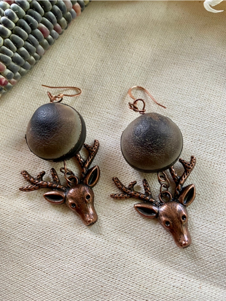 Ojo de Venado Deer Earrings