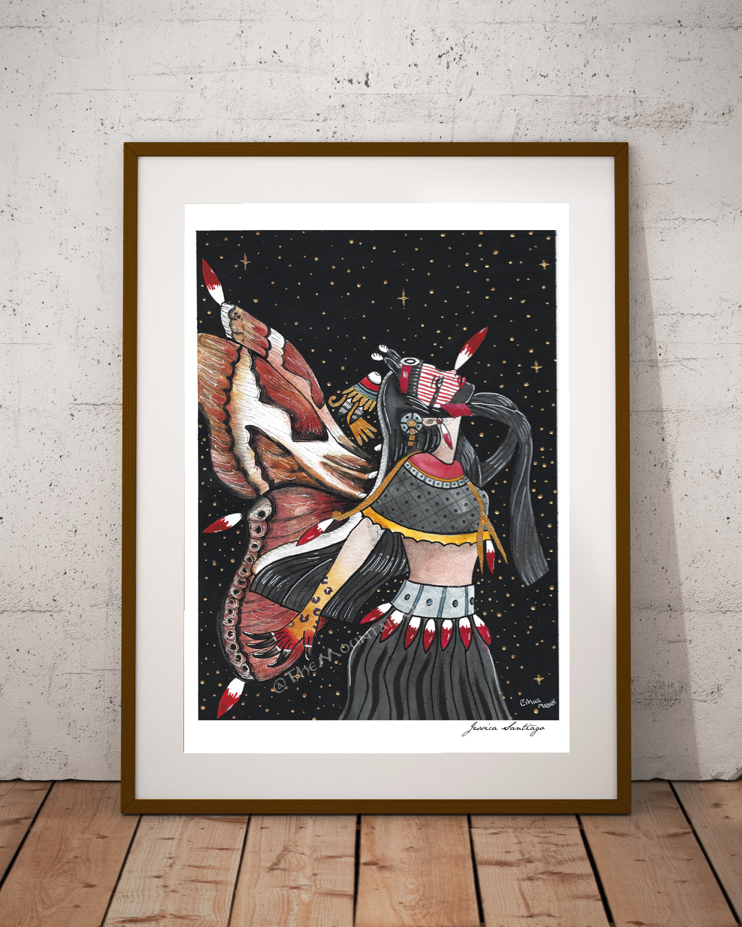 Itzpapalotl Goddess Art Print