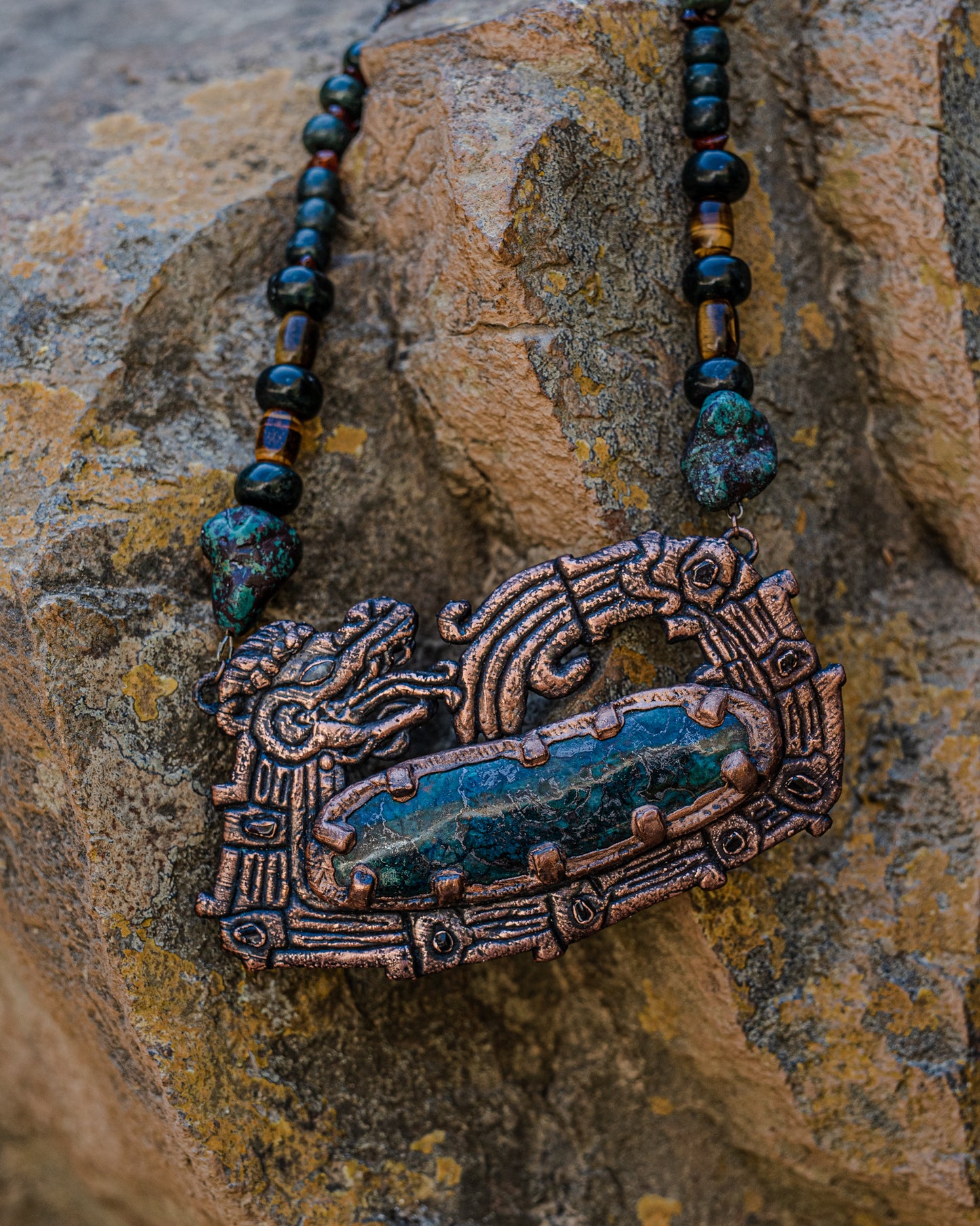 Kukulkan Quetzalcoatl Power Necklace| Back to the Ancestors